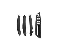 CMJAHU Fit for B-M-W E70 E71 E72 X5 X6 LHD RHD 4Pcs Car Interior Door Handle Inner Panel Pull Trim Cover Set Armrest Replacement(Model A RHD Black)
