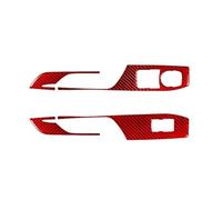 CMJAHU Fit For C//h/e/v/r o/l//e/t Camaro 2016 2017 2018 Interior Accessories Window Lifting Panel Decoration Cover Trim Car Carbon Fiber Stickers