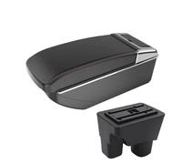 CMJAHU Fit For C-h-e-v-r-olet Onix 2020-2024 Car Interior, Raised Armrest With Double-layer Storage, Car Accessories With Cup Holders(B3straight Whiteline)