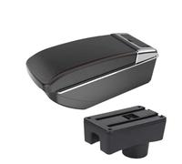 CMJAHU Fit For Chery A13 Very Celer Fullwin 2 Armrest 2008-2012 Center Console Raised Double-layer Storage Box Interior Car Accessories(B3straight Whiteline)