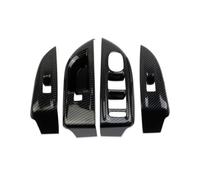 CMJAHU Fit For Dodge Hornet 2023 2024 Car Window Lifting Switch Panel Cover Trim Interior Accessories ABS Carbon Fiber