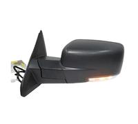 CMJAHU Fit For Dodge Ram 1500 2500 3500 2013-2018 Power Folding Dual Lamps Heated Door Side Mirror Car Accessories Rearview Mirror Assembly(Army green)