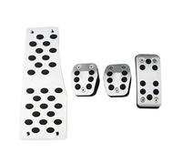 CMJAHU Fit For Ford Focus 2 3 4 MK2 MK3 MK4 Kuga Escape RS ST 2005-2017 Car Pedals Covers Clutch Gas Brake Pedal Set Pads(MT with Rest for MK3)