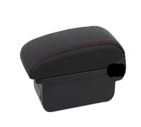 CMJAHU Fit For Geely MK Armrest Box For King Kong Car Armrest Box Central Storage Box Interior Retrofit USB Charging Car Accessories(A1 red line No USB)