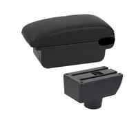 CMJAHU Fit For Geely MK For New Geely MK GC6 Car Armrest Central Storage Box New King Kong Retrofit With USB Accessories(A black line No USB)