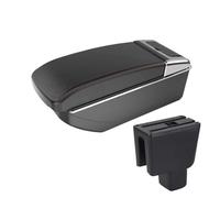 CMJAHU Fit For H0nda BR-V Armrest H0nda BRV Car Center Console Heightened Multi-functional Storage Box Interior Car Accessories Cup Holders(B3straight Whiteline)