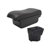 CMJAHU Fit For KIA Rio 5 Armrest Rio 2014 2013 2012 2015 2016 2017 2018 2019 Parts Car Armrest Box Storage Box Car Accessories Interior(A1 Black red NO USB)
