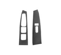CMJAHU Fit For Kia Sedona 2015 2016 Window Lift Panel Decoration Trim With Folding Rearview Mirror Button Car Carbon Fiber Cover Stickers