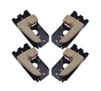CMJAHU Fit for Kia Spectra Cerato 2.0L 2004-2009 Outside Or Inside Front Rear Left Right Car Door Handle 4 Or 8 Pcs Black Beige Chrome(Beige Inside 4pcs)