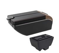CMJAHU Fit For M-a-h-i-n-d-r-a Bolero Car Armrest Interior Center Console Modification Car Parts Adding Multi-functional USB Storage Box Black(A1 Red line 7 usb)