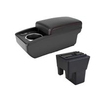 CMJAHU Fit For M-a-h-i-n-d-r-a Xylo Armrest Box Xylo D2D4 E4 Car Center Console Modified Multi-function Storage Box Accessories USB Car Supplies(B3 white line 6 usb)