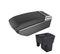 CMJAHU Fit For M-a-h-i-n-d-r-a Xylo D2D4 E4 Car Center Console Upgrade Heightened Armrest Double-layer Storage With Cup Holder Interior Accessorie(B2straight blackline)