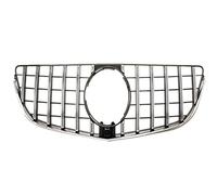 CMJAHU Fit For M-e-r-c-e-d-e-s B-e-n-z E Coupe W207 C207 A207 2009-2015 GT Diamond Style Front Inlet Mask Grille Grill Grid Mesh Tuning Accessories(13-15 GT Silvery)