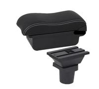 CMJAHU Fit For M-i-t-s-u-b-i-s-h-i Colt Z30 Armrest Box For M-i-t-s-u-b-i-s-h-i Colt Car Armrest Central Storage Box With USB Interior Car Accessories(B white line 3USB)