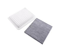 CMJAHU Fit For M-i-t-s-u-b-i-s-h-i Lancer Outlander RVR 2015 2016 2017 27277-4M400 MR968274 2pcs Cabin & Engine Air Filter Replacement Auto Car