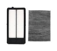 CMJAHU Fit For N-I-S-S-A-N QASHQAI J11 X-TRAIL T32 For RENAULT KADJAR 2.0 Engine AC Cabin Filter 27277-4BU0A + Engine Air Filter 16546-7FK0A(1 Air and 1 Cabin)