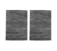 CMJAHU Fit For N-I-S-S-A-N QASHQAI J11 X-TRAIL T32 For RENAULT KADJAR 2.0 Engine AC Cabin Filter 27277-4BU0A + Engine Air Filter 16546-7FK0A(2 Cabin Filters)