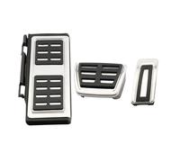 CMJAHU Fit For Seat Leon ST SC 5F LHD 2013-2021 Car Pedals Accessories Stainless Steel Gas Brake Restfoot Pedal Cover Lilmanta(AT With Rest)
