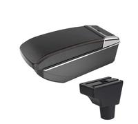 CMJAHU Fit For T-o-y-o-t-a Sienta Car Armrest Modification Center Console Curved Double-layer Storage Box With Cup Holder Interior Accessories(B3straight Whiteline)
