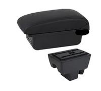 CMJAHU Fit For Volkswagen Polo 2020 202 2022 For S-K-O-D-A RAPID 2012-2022 Car Armrest Central Storage Box USB Car Accessories(B black line 3USB)