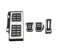 CMJAHU Fit For Volkswagen VW T-R-o-c T-c-r-o-s-s T-r-o-c Tcross Tiguan L Allspace Car Pedals Cap Foot Rest Cover Gas Brake Clutch Pedal(MT With Rest)