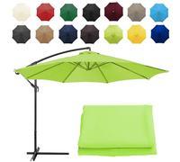 CMJYMX Replacement Parasol Canopy Sun Umbrella Replacement Cloth For 2m-6 Arms 2.7m-6 Arms 2.7m-8 Arms 3m-6 Arms 3m-8 Arms (Color : Grass green, Size : 8 ribs-3m(9.8ft))