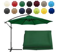 CMJYMX Replacement Parasol Canopy Sun Umbrella Replacement Cloth For 2m-6 Arms 2.7m-6 Arms 2.7m-8 Arms 3m-6 Arms 3m-8 Arms (Color : Green, Size : 8 ribs-2.7m(8.8ft))