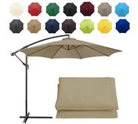 CMJYMX Replacement Parasol Canopy Sun Umbrella Replacement Cloth For 2m-6 Arms, 3m-8 Arms (Color : Top color, Size : 8 ribs-2.7m(8.8ft))