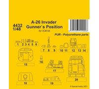 Cmk 129-4432 - 1:48 A-26 Invader Gunner's Position - New