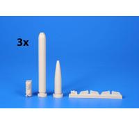 Cmk 129-N72025 - 1:72 WWII German Torpedo Type G7e (3 pcs) - New