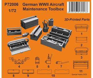 CMK 129-P72006 1:72 German WWII Aircraft Maintenance Toolbox