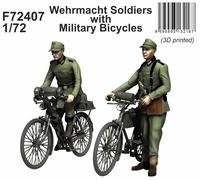 CMK CMF72407 1:72 Wehrmacht Soldiers with Military Bicycles