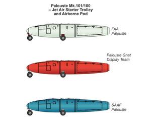 CMK CMK4368 1:48 Palouste Mk.101/102 Jet Air Starter Trolleys