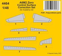 CMK CMK4464 1:48 Mitsubishi A6M2 Zero Control Surface Correction