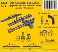 CMK CMK5144 1:32 M35 Armament Subsystem for Bell AH-1G Cobra