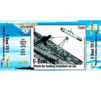 CMK CMKN72007 1:72 Type VIIc U-Boat Winch for Torpedo Loading