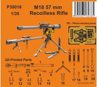CMK/Czech Master Kits 129-P35016 1:35 M18 57 mm Recoilless Rifle