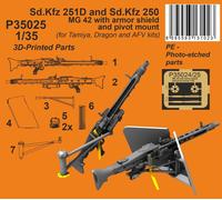 CMK/Czech Master Kits 129-P35025 1:35 Sd.Kfz.251D MG34