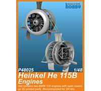 CMK/Czech Master Kits 129-P48025 1:48 Heinkel He-115A Engines