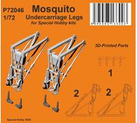 CMK/Czech Master Kits 129-P72046 1:72 de Havilland Mosquito Undercarriage Legs