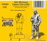 CMK/Czech Master Kits CMF32381 1:32 RAF Westland Whirlwind Fighter Pilot