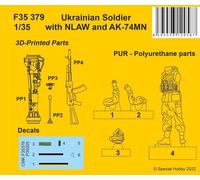 CMK/Czech Master Kits CMF35379 1:35 Ukranian Soldier with NLAW and AK-74MN