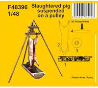 CMK/Czech Master Kits CMF48396 1:48 Slaughtered pig suspended on a pulley