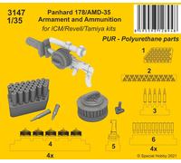 CMK/Czech Master Kits CMK3147 1:35 Panhard 178/AMD-35 Armament and Ammunition