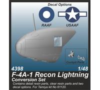 CMK/Czech Master Kits CMK4398 1:48 Lockheed F-4A-1 Recon Lightning Conversion