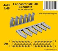 CMK/Czech Master Kits CMK4449 1:48 Avro Lancaster B Mk.I/III exhausts