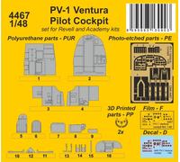 CMK/Czech Master Kits CMK4467 1:48 Lockheed PV-1 'Ventura' Pilot Cockpit