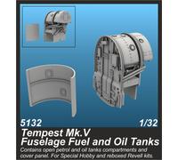 CMK/Czech Master Kits CMK5132 1:32 Hawker Tempest Mk.V Fuselage Fuel & Oil Tanks