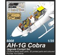 CMK/Czech Master Kits CMK6008 1:35 Bell AH-1G Cobra Upgrade Cockpit Set