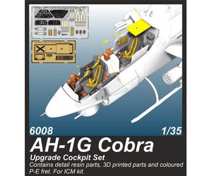 CMK/Czech Master Kits CMK6008 1:35 Bell AH-1G Cobra Upgrade Cockpit Set